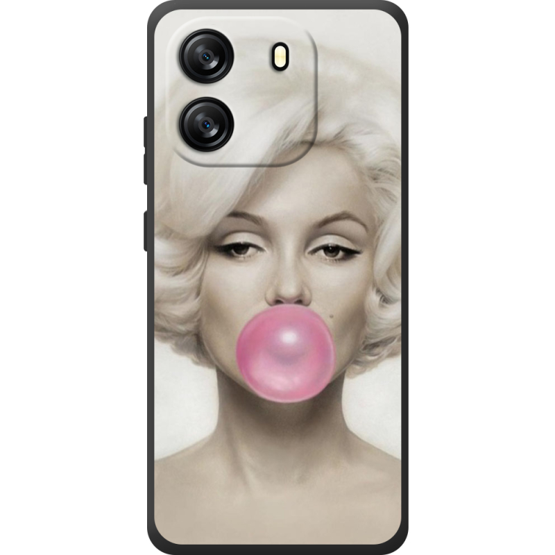 Чохол BoxFace Blackview Oscal Flat 1C Marilyn Monroe Bubble Gum
