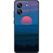 Чохол BoxFace Blackview Oscal Flat 1C Cold Red Light