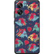 Чохол BoxFace Blackview Oscal Flat 1C Flying Elephants