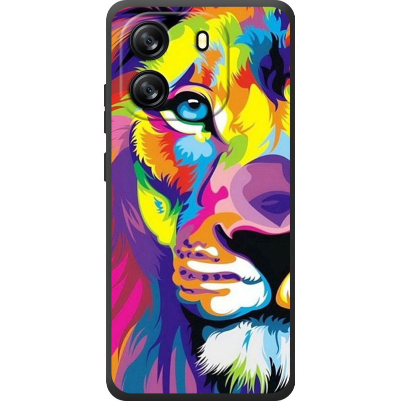 Чохол BoxFace Blackview Oscal Flat 1C Frilly Lion