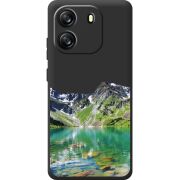 Прозорий чохол BoxFace Blackview Oscal Flat 1C Green Mountain