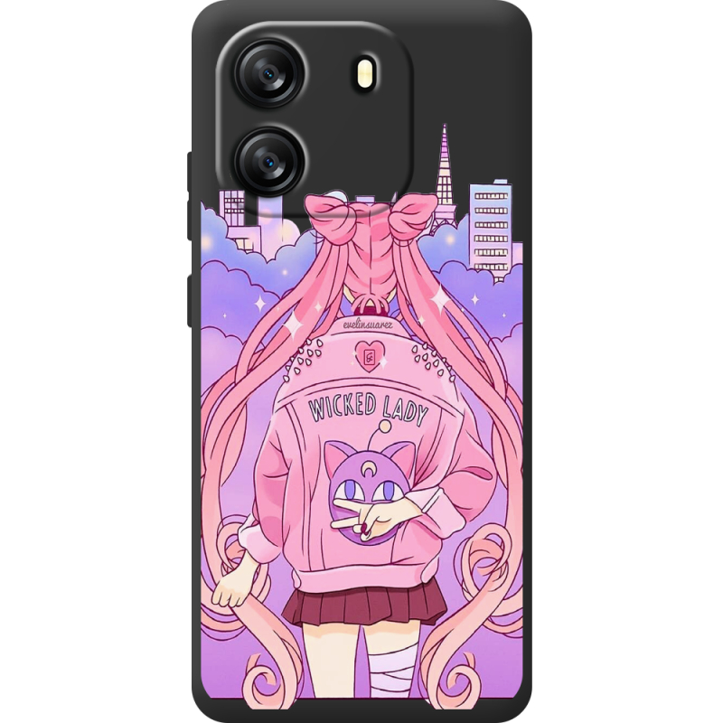 Прозорий чохол BoxFace Blackview Oscal Flat 1C Wiked Lady