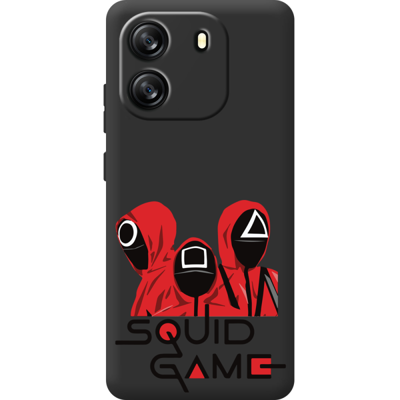 Прозорий чохол BoxFace Blackview Oscal Flat 1C siquid game люди в красном