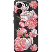 Прозорий чохол BoxFace Blackview Oscal Flat 1C Peony Watercolor Style