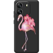 Прозорий чохол BoxFace Blackview Oscal Flat 1C Floral Flamingo
