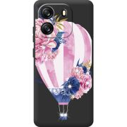 Чохол зі стразами Blackview Oscal Flat 1C Pink Air Baloon