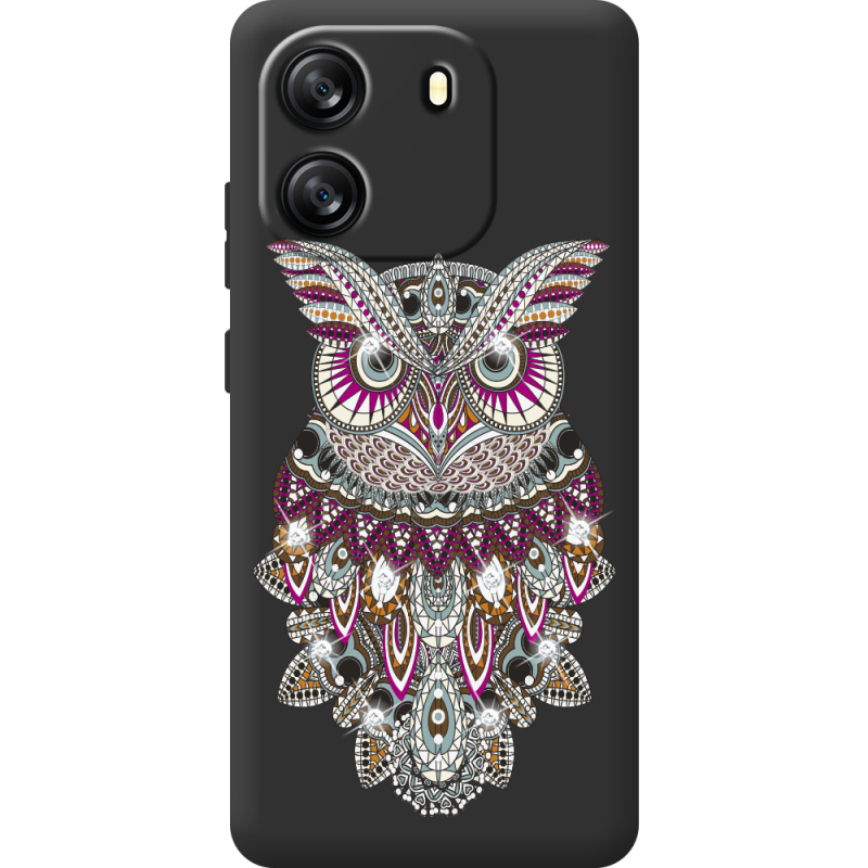 Чохол зі стразами Blackview Oscal Flat 1C Owl