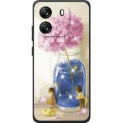 Чохол зі стразами Blackview Oscal Flat 1C Little Boy and Girl