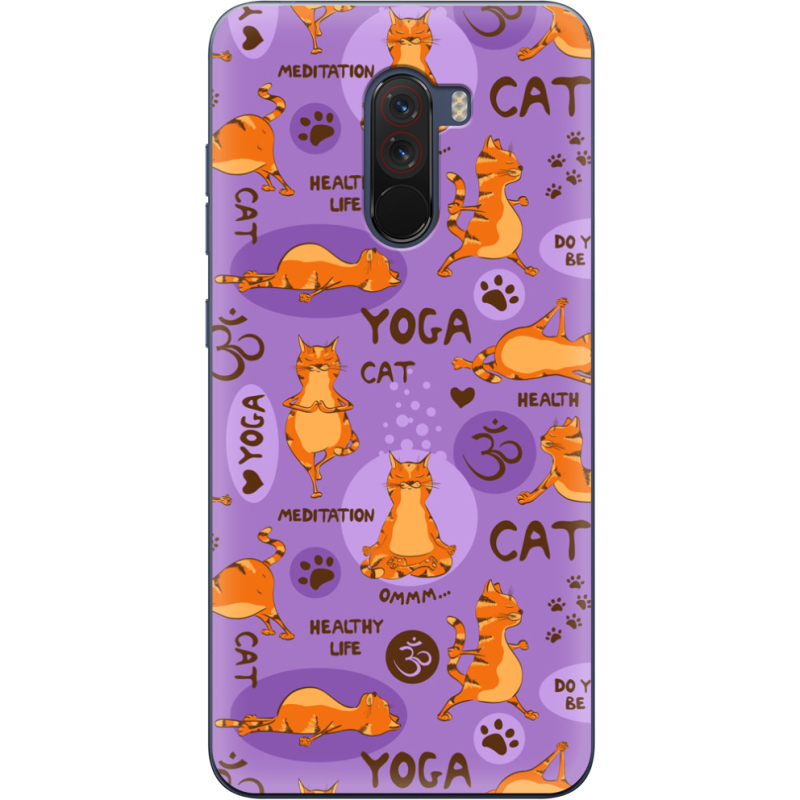 Чехол Uprint Xiaomi Pocophone F1 Yoga Cat