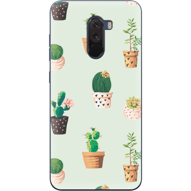 Чехол Uprint Xiaomi Pocophone F1 L-green Cacti