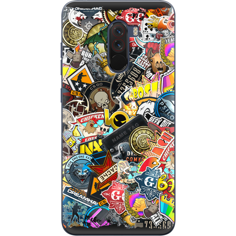 Чехол Uprint Xiaomi Pocophone F1 CS:Go Stickerbombing