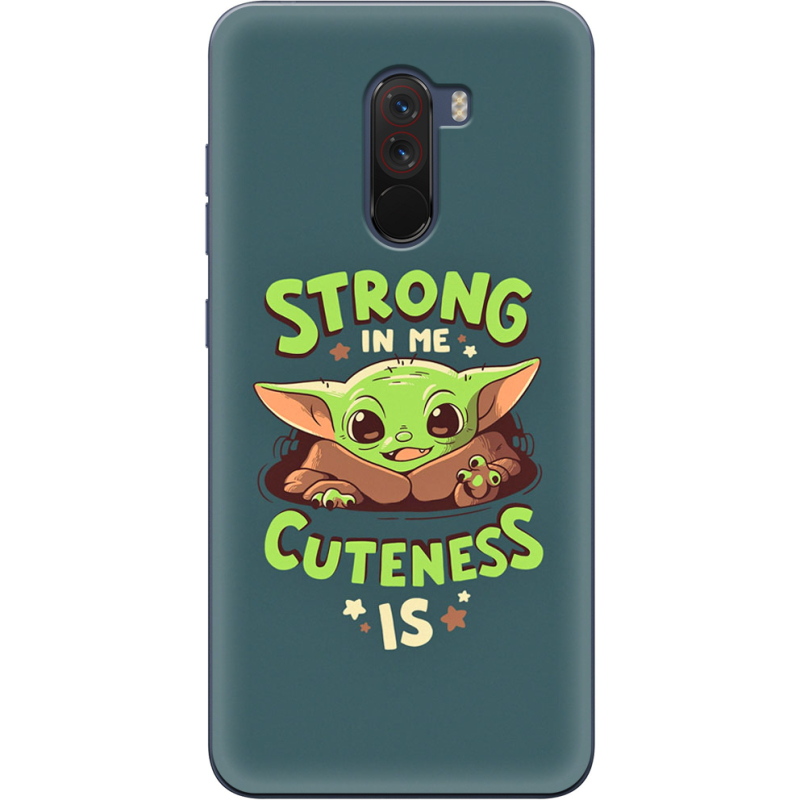 Чехол Uprint Xiaomi Pocophone F1 Strong in me Cuteness is