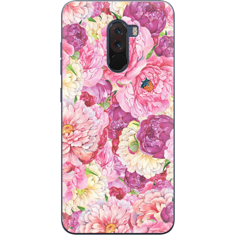 Чехол Uprint Xiaomi Pocophone F1 Pink Peonies