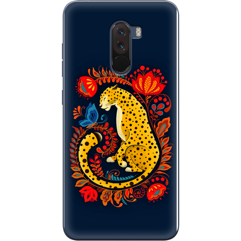 Чехол Uprint Xiaomi Pocophone F1 Petrykivka Leopard