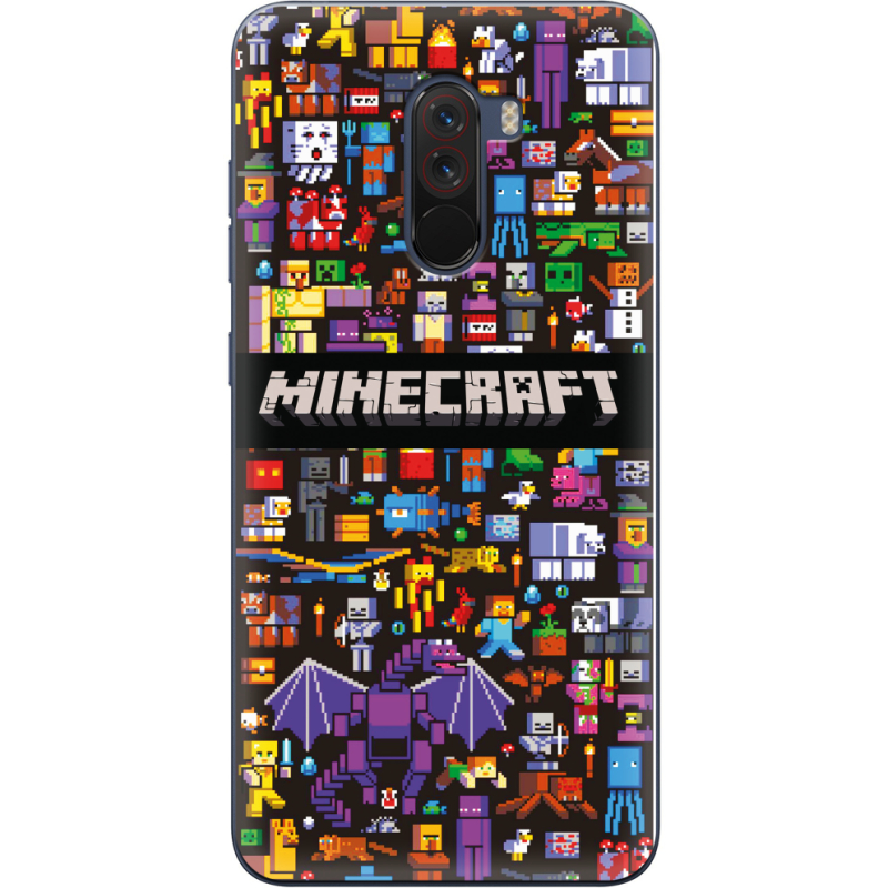 Чехол Uprint Xiaomi Pocophone F1 Minecraft Mobbery