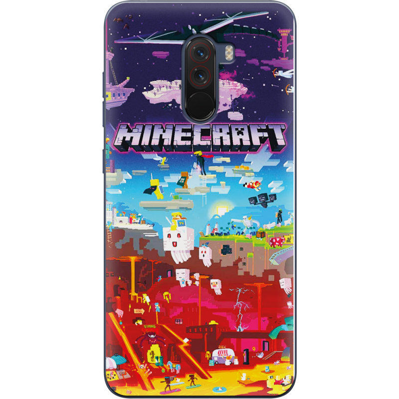 Чехол Uprint Xiaomi Pocophone F1 Minecraft World Beyond