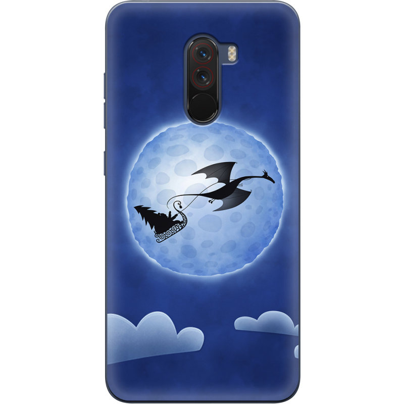 Чехол Uprint Xiaomi Pocophone F1 Christmas Dragon