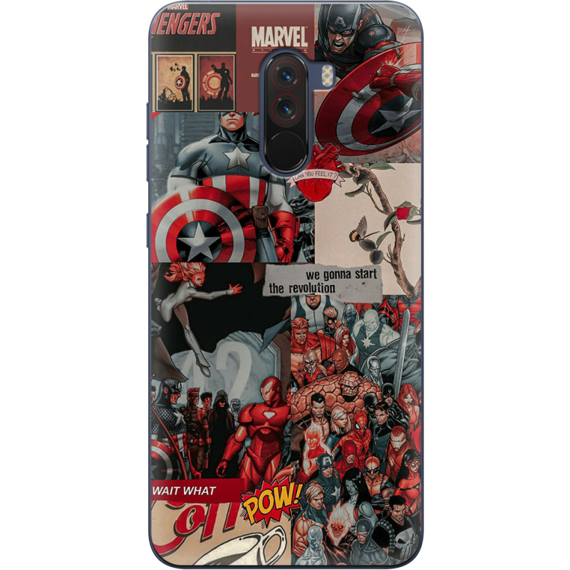 Чехол Uprint Xiaomi Pocophone F1 Marvel Avengers