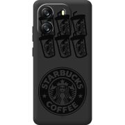 Чорний чохол BoxFace Blackview Oscal Flat 1C Black Coffee