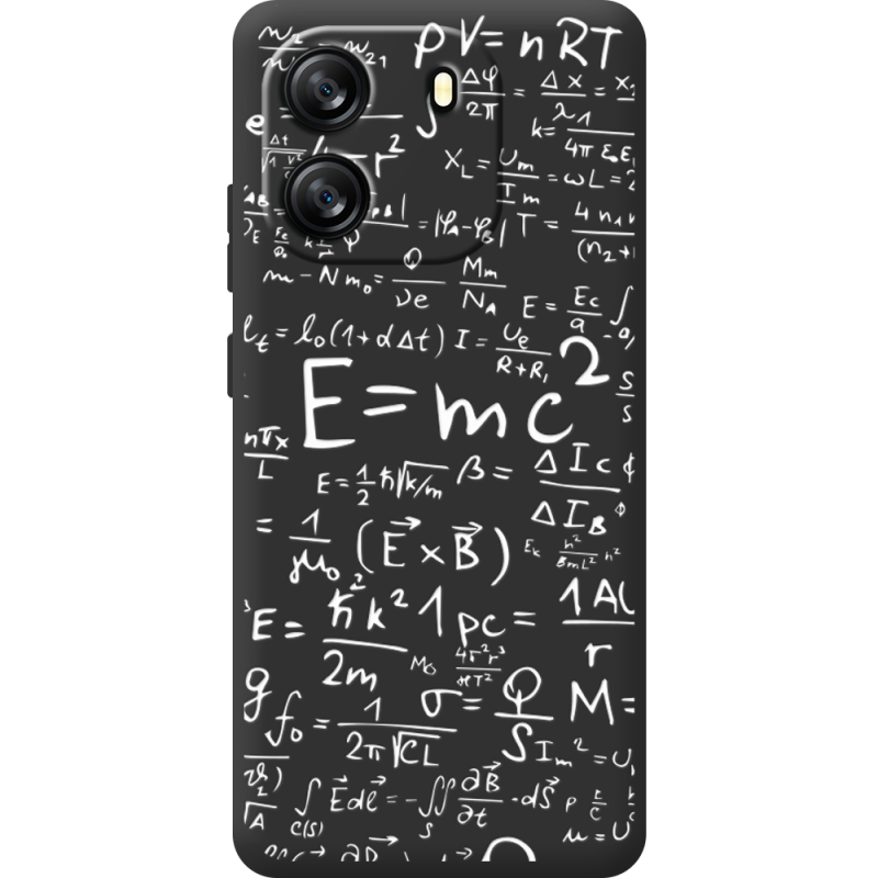 Чорний чохол BoxFace Blackview Oscal Flat 1C E=mc2