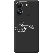 Чорний чохол BoxFace Blackview Oscal Flat 1C Pew Pew