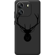 Чорний чохол BoxFace Blackview Oscal Flat 1C Deer