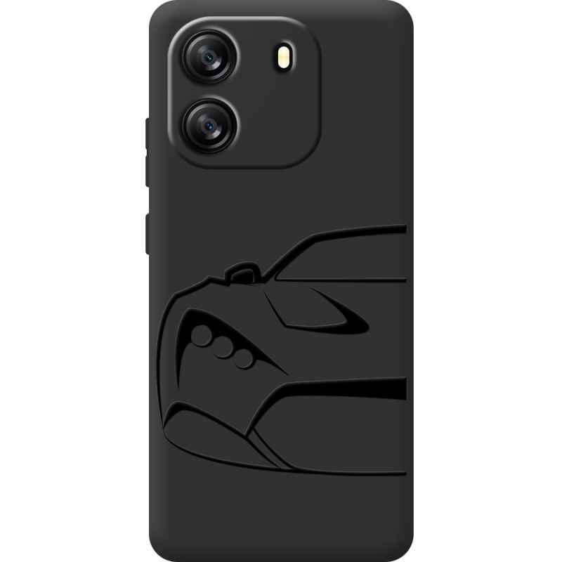 Чорний чохол BoxFace Blackview Oscal Flat 1C Sportcar