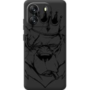 Чорний чохол BoxFace Blackview Oscal Flat 1C Bear King