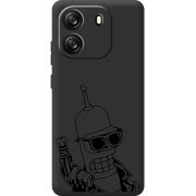 Чорний чохол BoxFace Blackview Oscal Flat 1C 