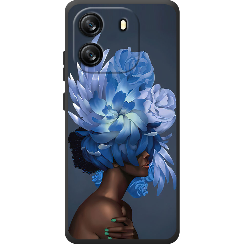 Чохол BoxFace Blackview Wave 6C Exquisite Blue Flowers