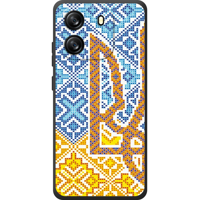 Чохол BoxFace Blackview Wave 6C Тризуб Вишивка