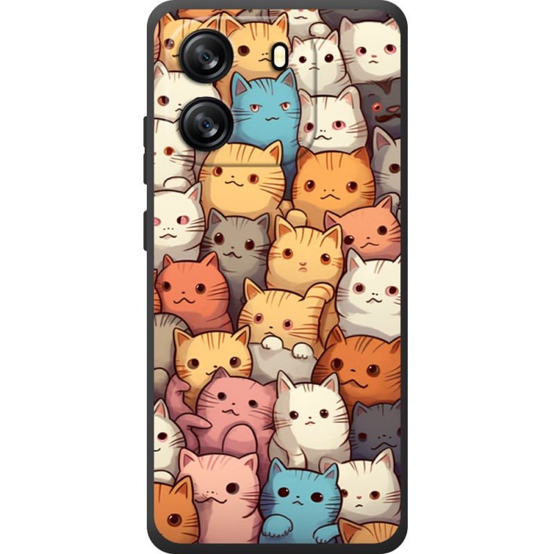 Чохол BoxFace Blackview Wave 6C Котики муркотики