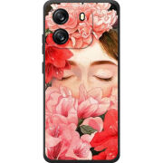 Чохол BoxFace Blackview Wave 6C Girl in Flowers