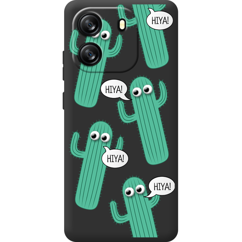 Прозорий чохол BoxFace Blackview Wave 6C с 3D-глазками HIYA