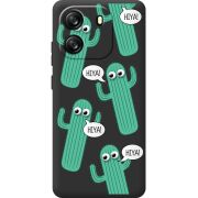 Прозорий чохол BoxFace Blackview Wave 6C с 3D-глазками HIYA