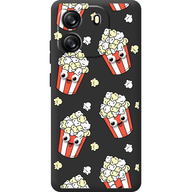 Прозорий чохол BoxFace Blackview Wave 6C с 3D-глазками Popcorn