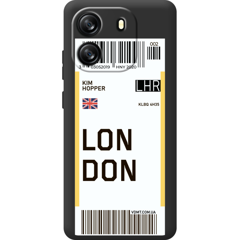 Прозорий чохол BoxFace Blackview Wave 6C Ticket London