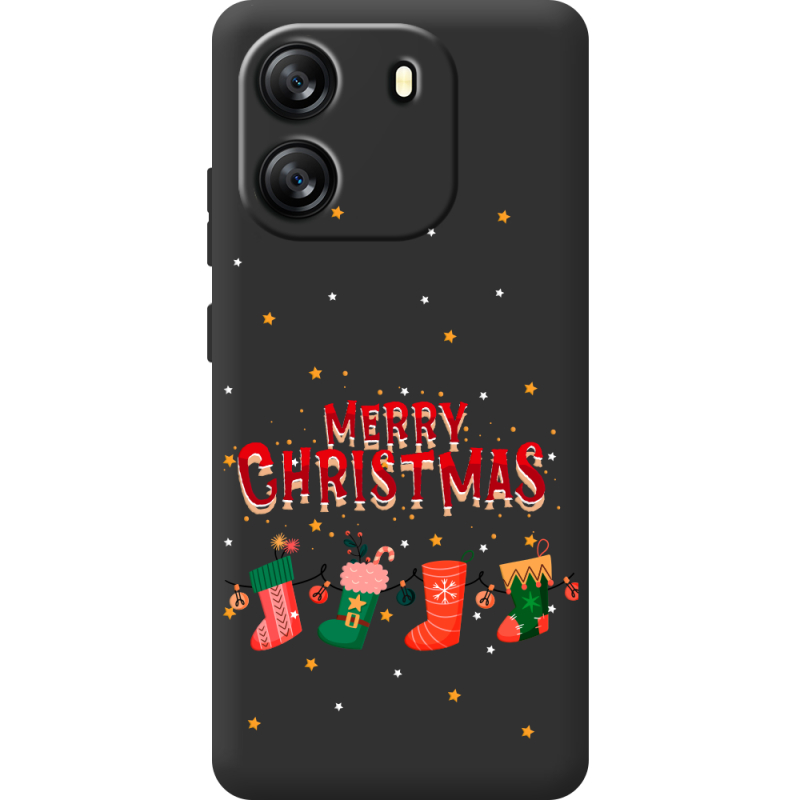 Прозорий чохол BoxFace Blackview Wave 6C Merry Christmas