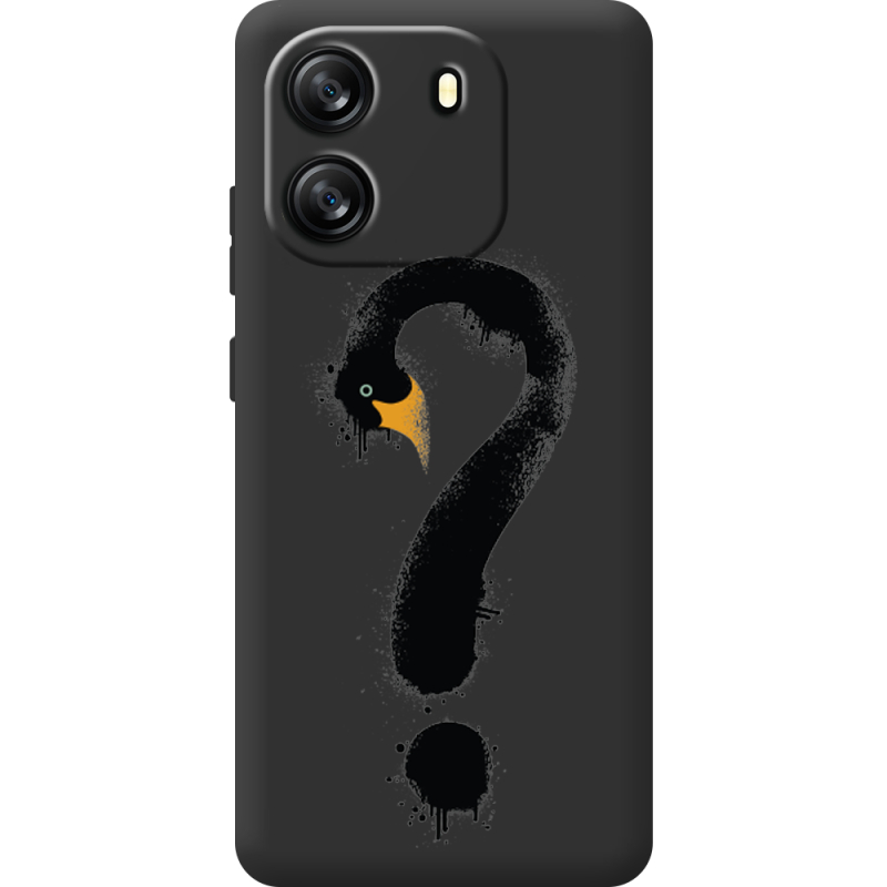 Прозорий чохол BoxFace Blackview Wave 6C Swan question