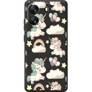 Прозорий чохол BoxFace Blackview Wave 6C Unicorns