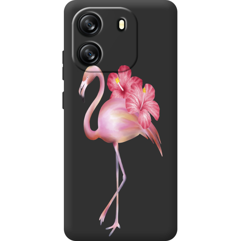 Прозорий чохол BoxFace Blackview Wave 6C Floral Flamingo