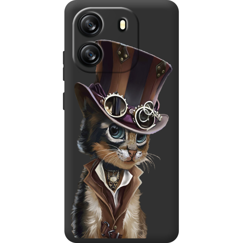 Прозорий чохол BoxFace Blackview Wave 6C Steampunk Cat