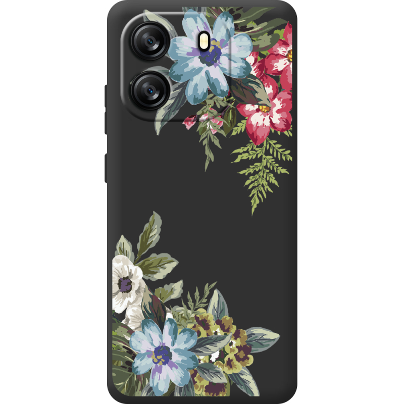 Прозорий чохол BoxFace Blackview Wave 6C Floral