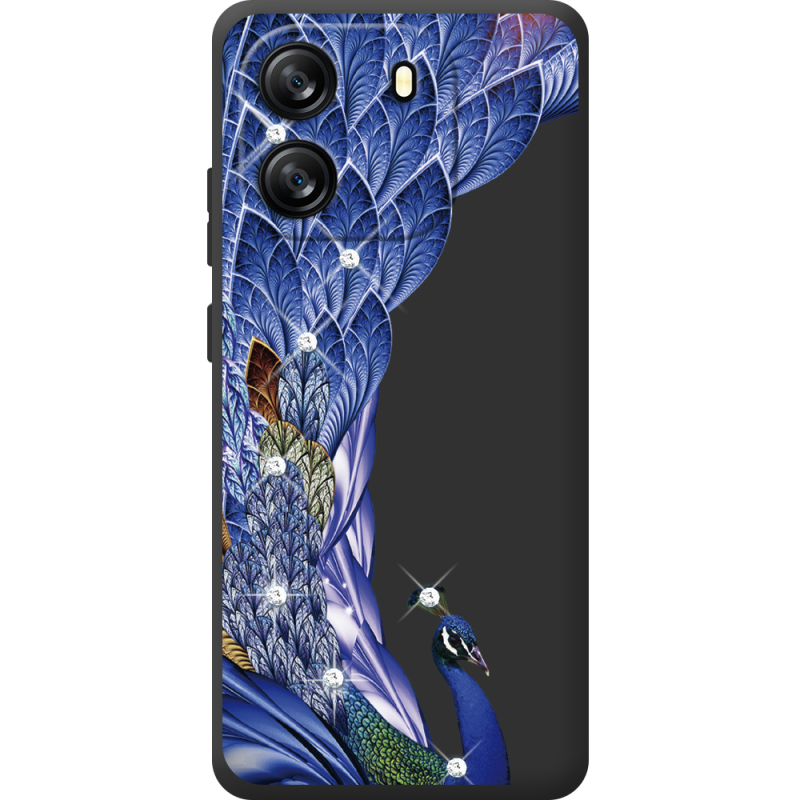 Чохол зі стразами Blackview Wave 6C Peafowl