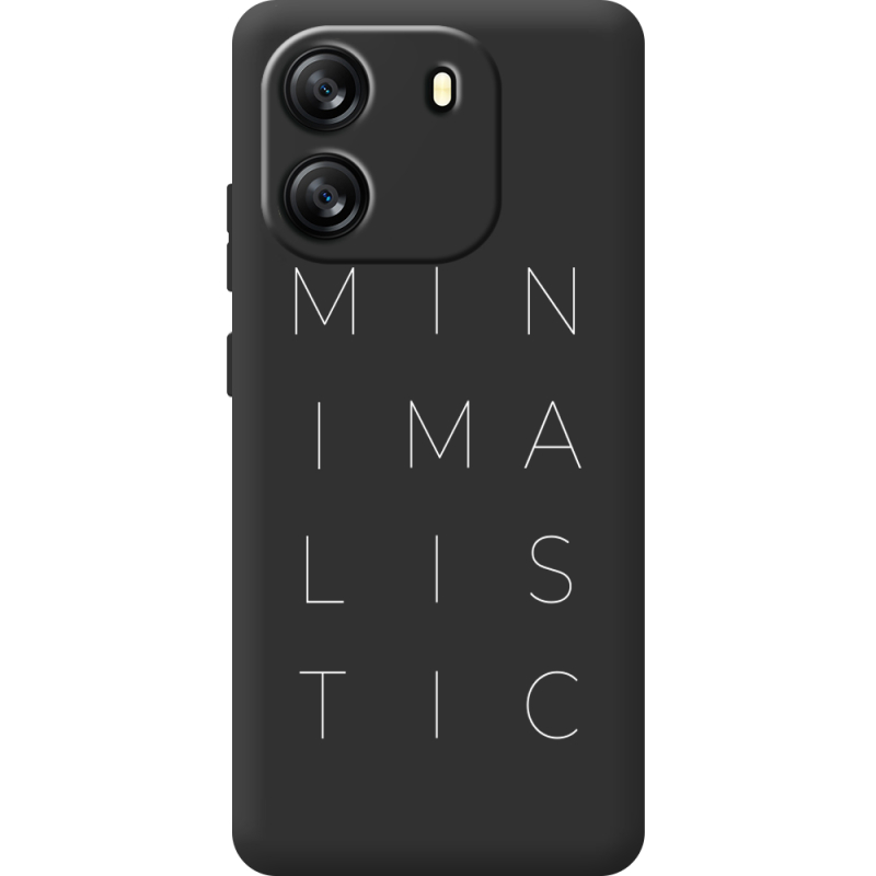 Чорний чохол BoxFace Blackview Wave 6C Minimalistic