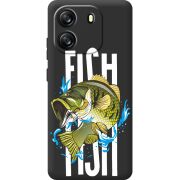 Чорний чохол BoxFace Blackview Wave 6C Fish