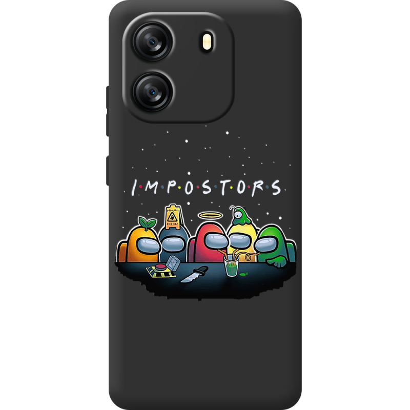 Чорний чохол BoxFace Blackview Wave 6C Among Us Impostors