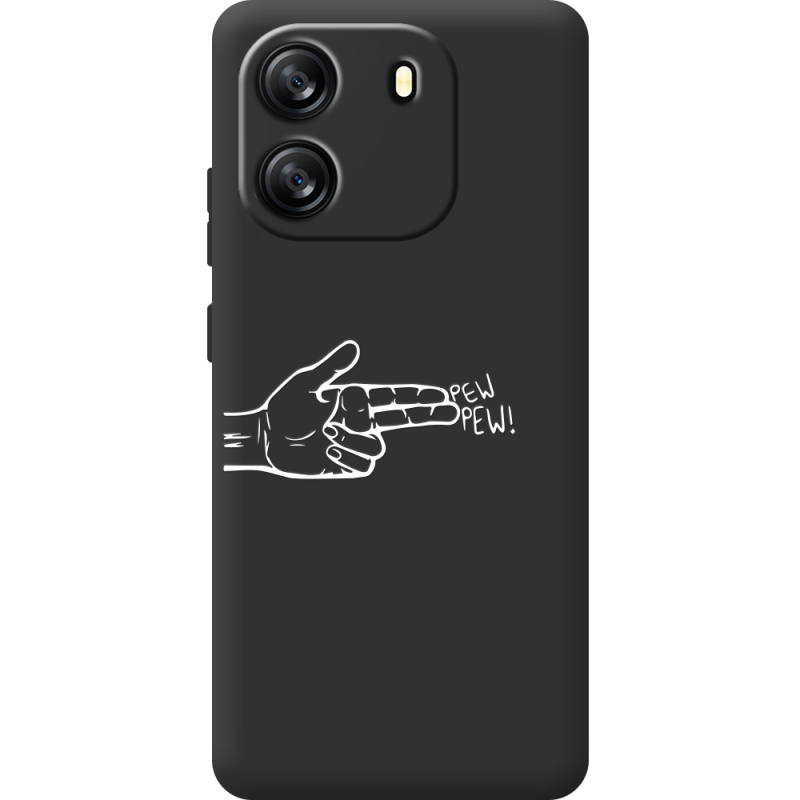 Чорний чохол BoxFace Blackview Wave 6C Pew Pew