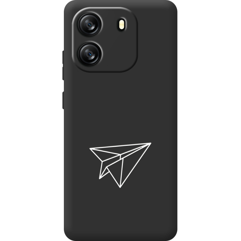 Чорний чохол BoxFace Blackview Wave 6C Paper Plane