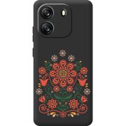 Чорний чохол BoxFace Blackview Wave 6C Ukrainian Ornament